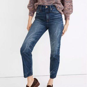 Madewell Classic Straight Jeans in Croston Wash Sz 28